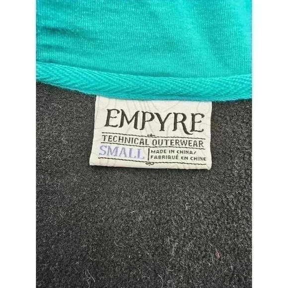 Empyre Technical Outerwear Women's Size S Black and Teal Jacket - Picture 3 of 9